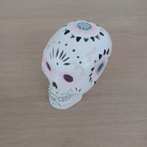 Hand Painted Halloween Light Up Skull